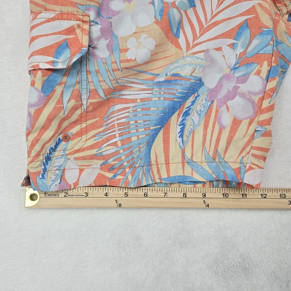 Tommy Bahama Swim Trunks Mens XL Board Shorts Floral Recycled Polyester Swimwear